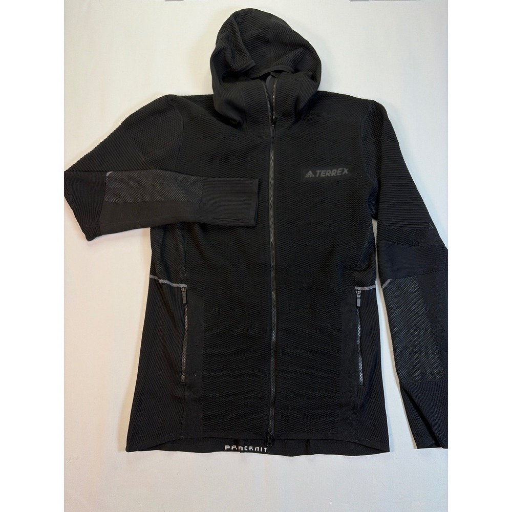 Adidas Terrex Primeknit Full Zip Hoodie Mens Black Technical Jacket FL2015
